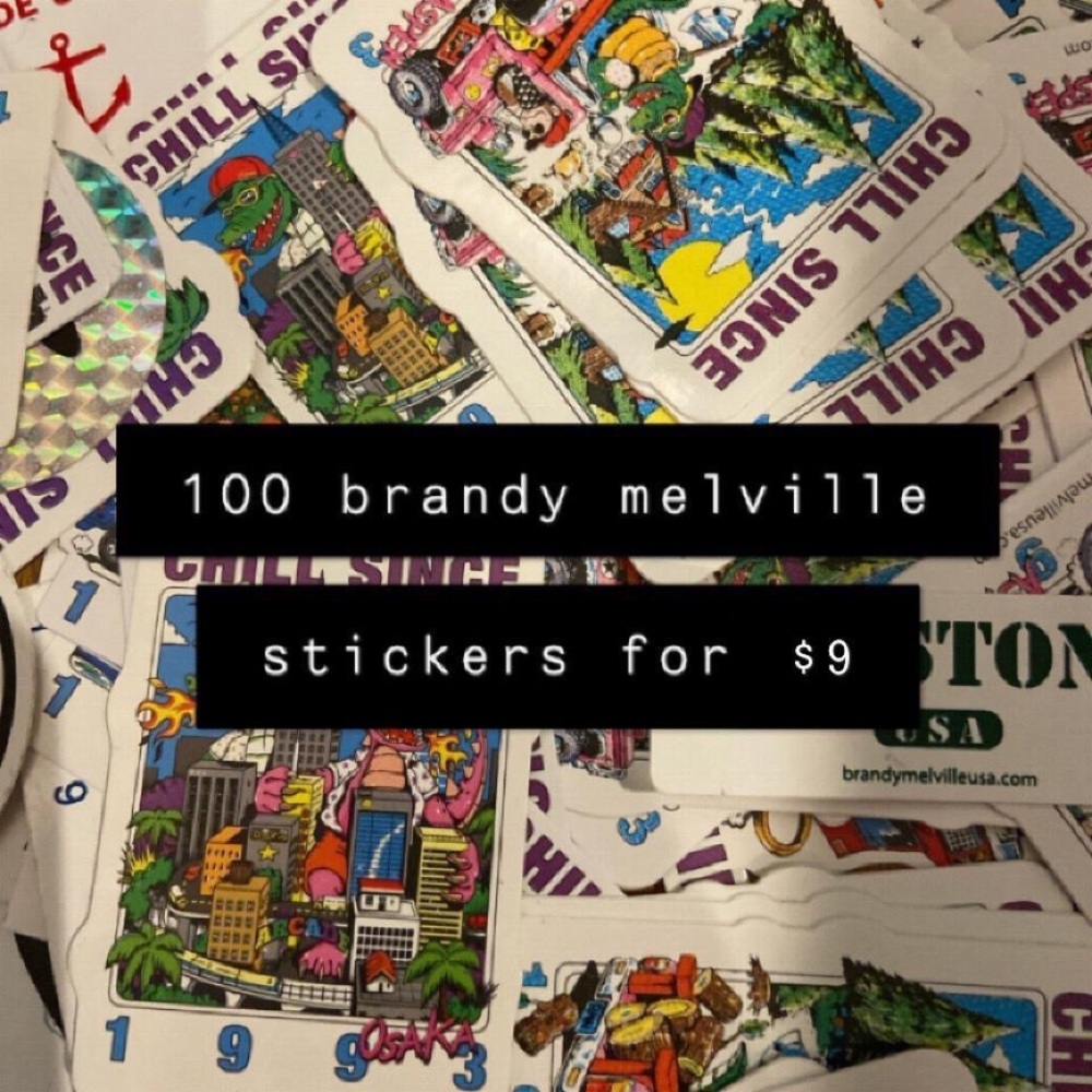brandy melville stickers